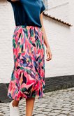 Jupe plissée avec imprimé
