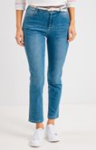 Pantalon jean slim avec détail strass