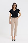 Pantalon droit avec double boutonnage