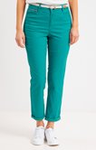 Pantalon chino droit avec ceinture