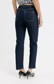 Pantalon jean droit avec détail clous