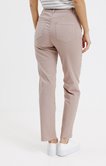 Pantalon coton avec détail pont