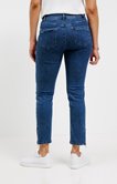 Pantalon avec imprimé fleur et zip
