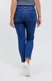 Pantalon jean stone avec jeu de clous