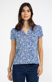 Tee-shirt impirmé manches courtes