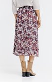 JUPE FROISSEE LONGUE IMPRIMEE DOUBLEE