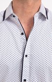 Chemise regular à motifs imprimés