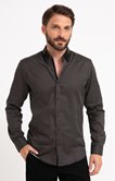 Chemise ajustée à motifs imprimés