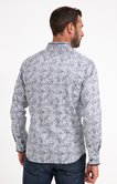 Chemise ajustée à motifs imprimés