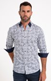 Chemise ajustée à motifs imprimés