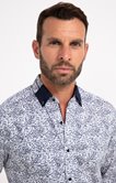 Chemise ajustée à motifs imprimés