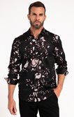 Chemise ajustée à motifs imprimés