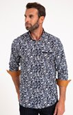 Chemise regular à motifs imprimés