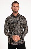Chemise ajustée à motifs imprimés