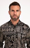 Chemise ajustée à motifs imprimés