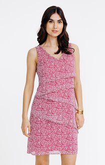 Robe sans manches à volants