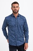 Chemise regular à motifs imprimés
