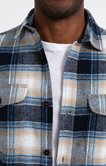 Surchemise en flanelle à carreaux