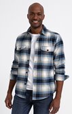 Surchemise en flanelle à carreaux