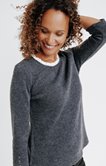 PULL MAILLE OTTOMAN ET FROUFROU AU COL