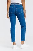 Pantalon denim brodé fantaisie