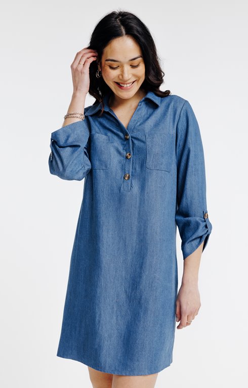 ROBE TUNIQUE EN JEAN