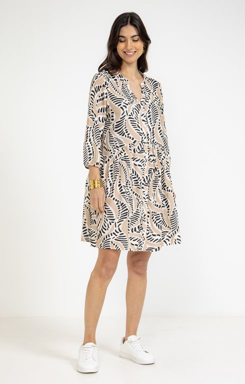 Robe bohème imprimée