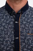 Chemise ajustée à motifs imprimés