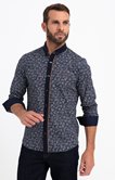 Chemise ajustée à motifs imprimés