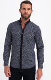 Chemise ajustée à motifs imprimés