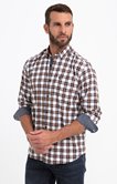 Chemise regular à carreaux