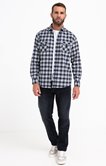 Chemise confort à carreaux