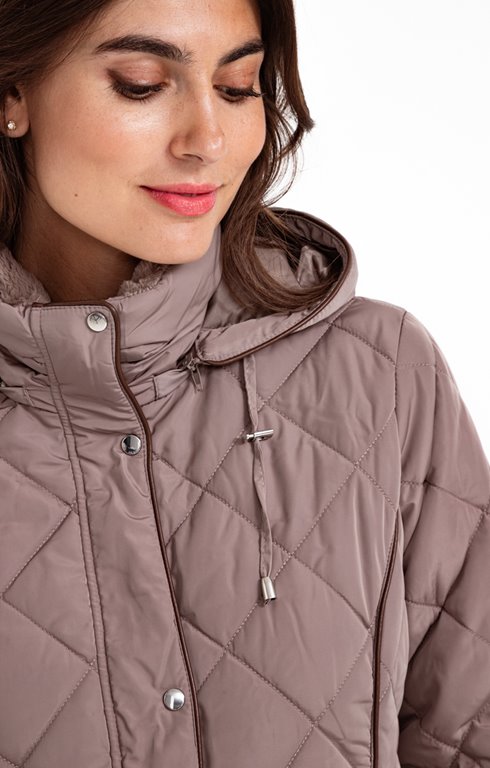 Doudoune Légère à Capuche Pour Femme - Coupe H Ou A - Fermeture éclair - Streetwear D'hiver