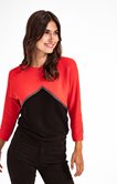 PULL COLOR BLOCK ET LUREX 