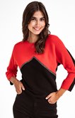 PULL COLOR BLOCK ET LUREX 