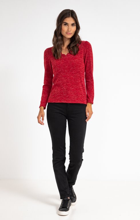 Pull Fantaisie Maille Ajourée Armand Thiery Taille 3 (38/40) - Vert Anis, Occasion Très Bon état