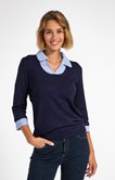 Pull 2 EN 1 col détails froufrou