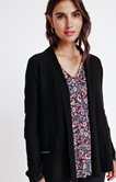 Cardigan col écharpe détails lurex