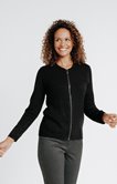 Cardigan col teddy ottoman placé