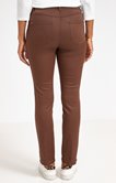 Pantalon slim enduit