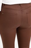 Pantalon slim enduit