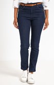 Pantalon jean slim avec détail lurex