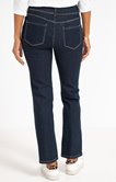 Pantalon jean droit avec double boutons
