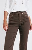 Pantalon droit avec détail tressé poches