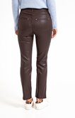 Pantalon slim enduit