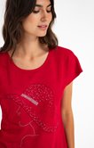 Tee-shirt en motif strass