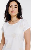 Tee-shirt avec broderie