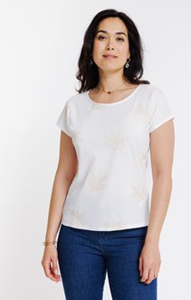Tee-shirt avec broderie