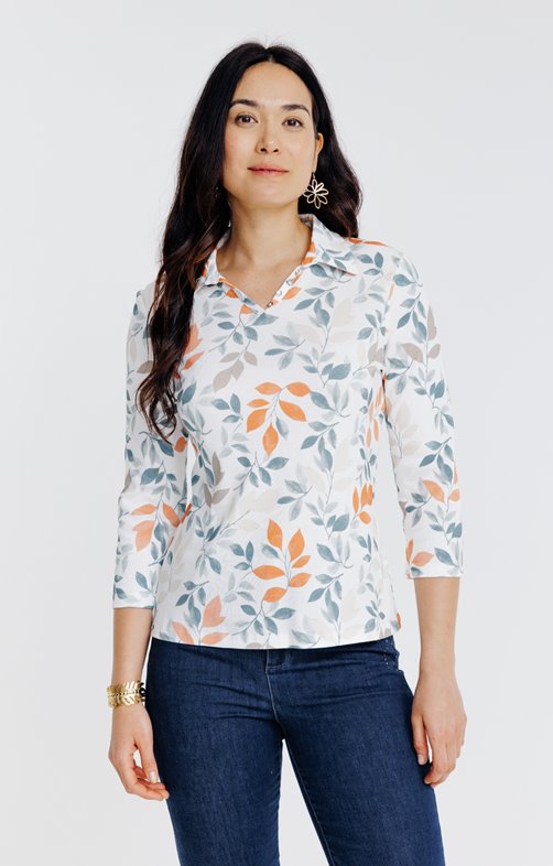 Tee-shirt avec boutons au col