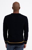 Pull col rond tricotage jacquard